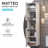 Пенал для ванной Vigo Matteo 151x35 см цвет белый