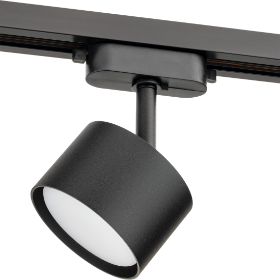 Трековый светильник спот поворотный Ritter Artline 85x55мм под лампу GX53 до 4м² металл цвет чёрный