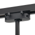 Трековый светильник спот поворотный Ritter Artline 85x55мм под лампу GX53 до 4м² металл цвет чёрный