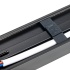 Трековый шинопровод накладной однофазный Ritter Artline 2м с коннектором и заглушкой металл/пластик цвет чёрный