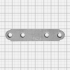 Пластина крепежная бытовая LW2 80x17x1.5