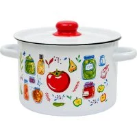 Цилиндрическая эмалированная кастрюля appetite Marinades