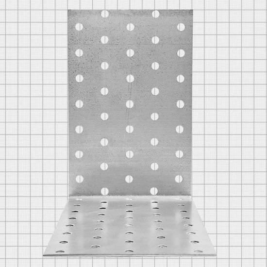 Угол крепежный равносторонний KUR 150x150x100x1.8