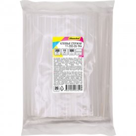 Клеевые стержни для клеев.пист. 11-200-26-TRA дл.200мм D11мм прозрачный Silwerhof 1974878