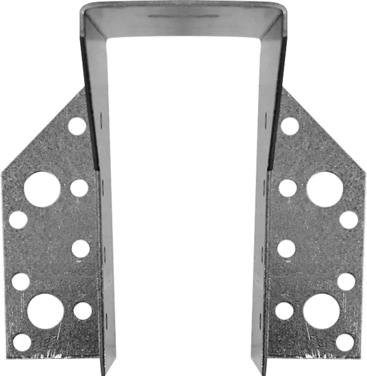 Опора бруса раскрытая OBR R 51x105x1.8