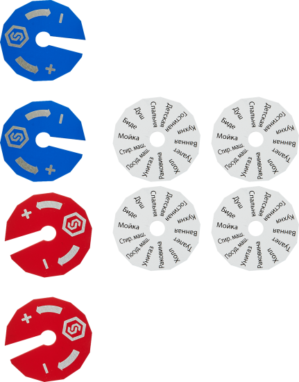 Коллектор регулирующий Stout на 3 отвода 3/4