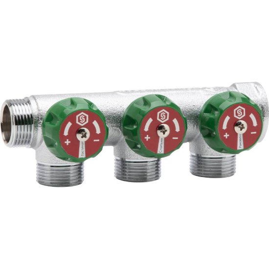 Коллектор Stout на 3 отвода 3/4