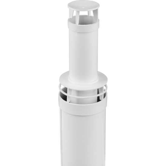 Комплект дымохода коаксиальный Krats D60/100 мм 1.13 м антилед
