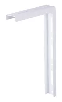 Кронштейн Larvij Modern1 15x25 см сталь нагрузка до 40 кг цвет белый