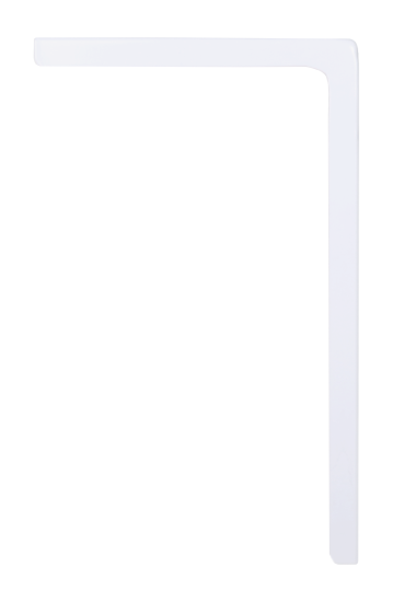 Кронштейн Larvij Modern1 15x25 см сталь нагрузка до 40 кг цвет белый