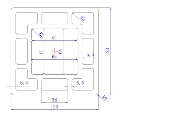 Опорный столб ДПК СМ Decking цвет Мербау 120x120x3000 мм