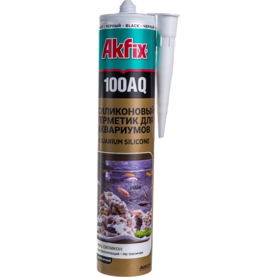 Аквариумный силиконовый герметик Akfix 100AQ