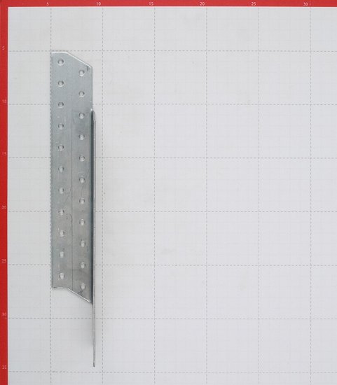 Держатель балки правый оцинкованный 290х40х40х2 мм