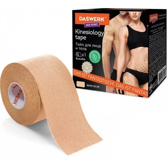 Кинезио тейп для лица и тела DASWERK 680003