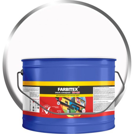 Алкидная эмаль Farbitex ПФ-115