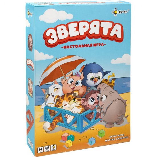 Настольная игра Эврикус Зверята BG-17073