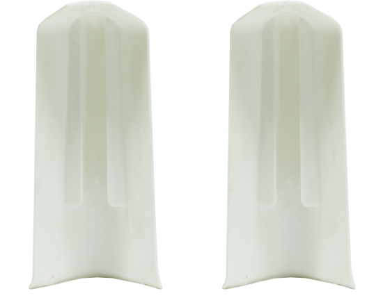 Угол внешний для плинтуса «Крофт», высота 100 мм, 2 шт.