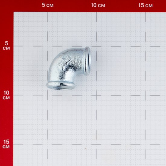 Угол Gebo Platinum (90-4V) 1/2 ВР(г) х 1/2 ВР(г) чугунный оцинкованный