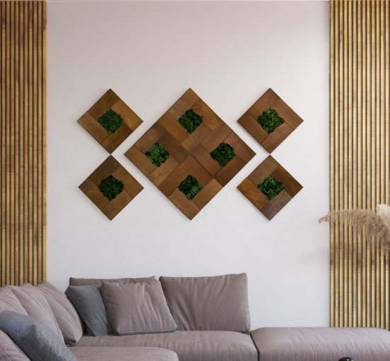 Набор стеновых панелей термо 0.87 м² береза