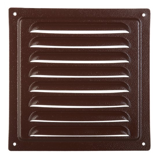 Решетка вентиляционная стальная Ore 150х150 мм коричневая