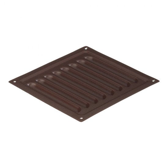 Решетка вентиляционная стальная Ore 150х150 мм коричневая