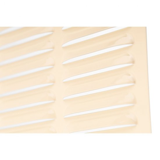 Решетка вентиляционная стальная Ore 195х195 мм бежевая