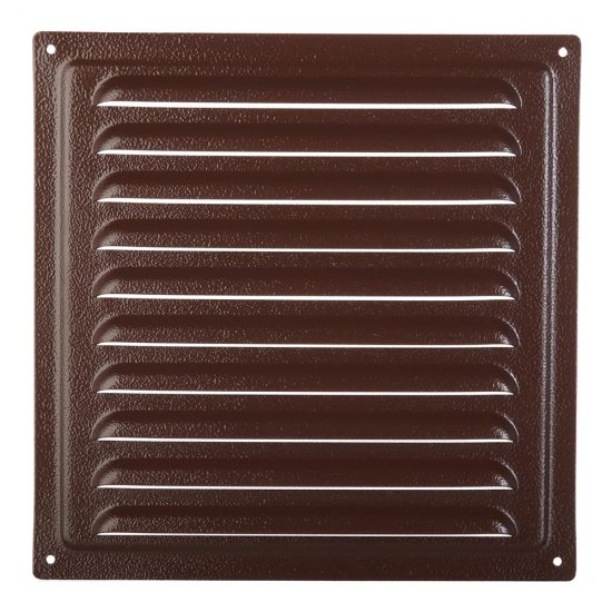 Решетка вентиляционная стальная Ore 195х195 мм коричневая