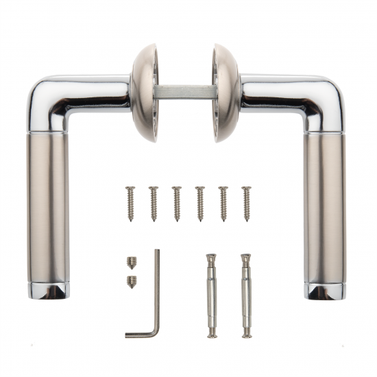 Дверные ручки Armex H-14083 цвет никель