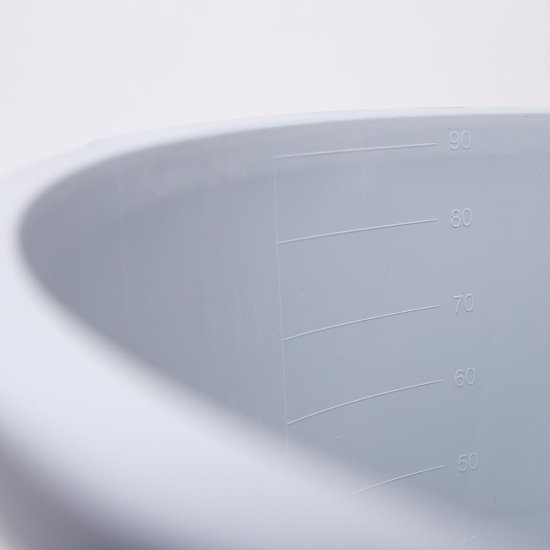 Контейнер строительный полимерный Павловская Заря круглый ударопрочный и морозостойкий 90 л