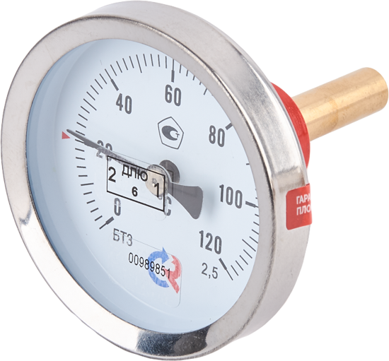 Термометр осевой Росма БТ-31.211 120С Дк63 1/2