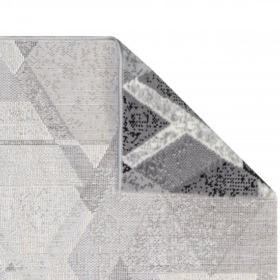 Дорожка ковровая «Лайла де люкс» 1 м цвет серый