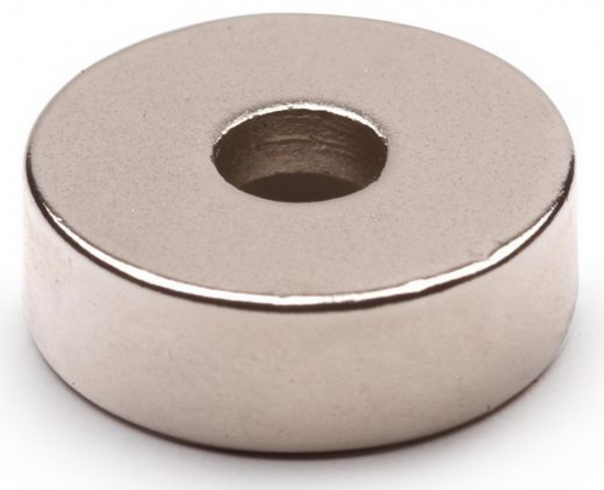 Неодимовый магнит диск 15x5 мм, 2 шт.
