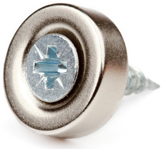 Неодимовый магнит диск 15x5 мм, 2 шт.