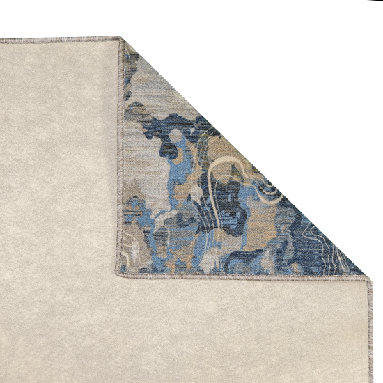 Дорожка ковровая «Ocean» 1.2 м цвет синий