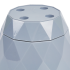 Горшок для цветов Idi Land Laurel ø14.5 h12.5 см v1.3 л пластик серый
