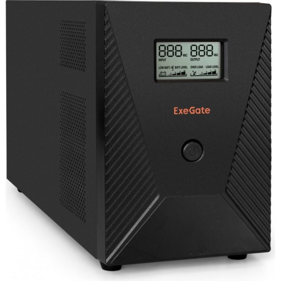 Источник бесперебойного питания ExeGate SpecialPro.Smart.LLB-3000.LCD.AVR.C13.RJ.USB.3000VA/1800W