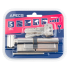 Цилиндр Apecs Pro 50x40 мм ключ/вертушка цвет никель