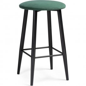 Барный стул Woodville Гангток катания изумруд, черный матовый