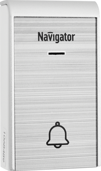 Дверной звонок беспроводной Navigator 80 510 36 мелодий цвет серый