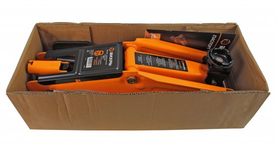 Домкрат подкатной гидравлический Вихрь ДМК-2 до 2 т, 135-355 мм