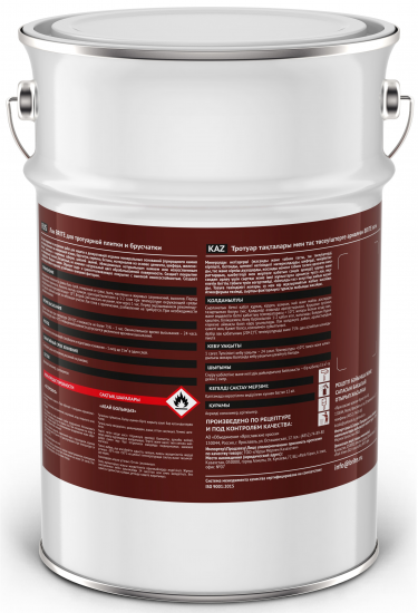 Лак для тротуарной плитки и брусчатки прозрачный 5л