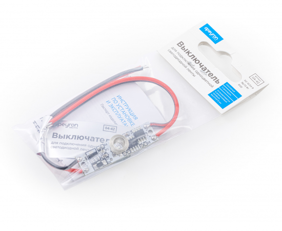 Выключатель Apeyron в профиль сенсорный IP20 6 мм встраиваемый