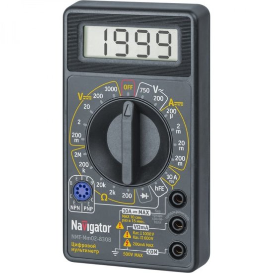 Мультиметр Navigator NMT-Mm02-830B