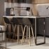 Фасад для кухонного ящика София грей 79.7x38.1 см Delinia ID ЛДСП цвет серый