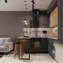Фасад для кухонного ящика София грей 79.7x38.1 см Delinia ID ЛДСП цвет серый