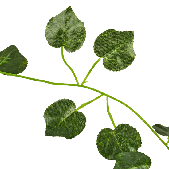 Искусственное растение Лиана Плющ вечнозеленый h230 см ПВХ цвет зеленый