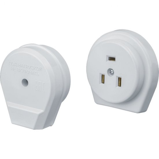 Розетка Navigator 14 346 NCA-C01-32A-250-WH