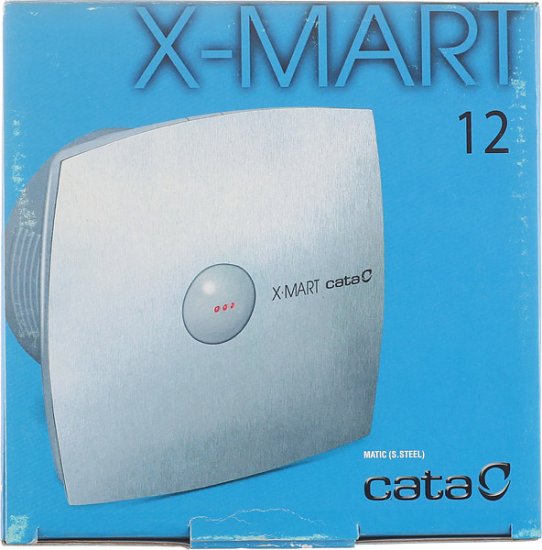 Вентилятор осевой Cata X-Mart 12 170х170 мм d120 мм серебро