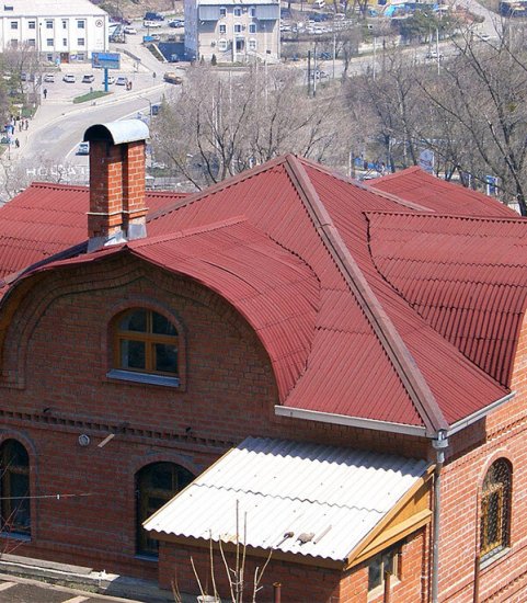 Гвоздь Ондулин красный