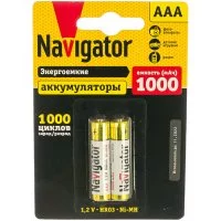 Аккумулятор Navigator NHR-1000-HR03-BP2